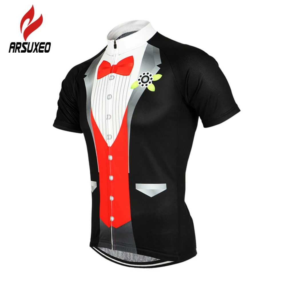 tuxedo bike jersey