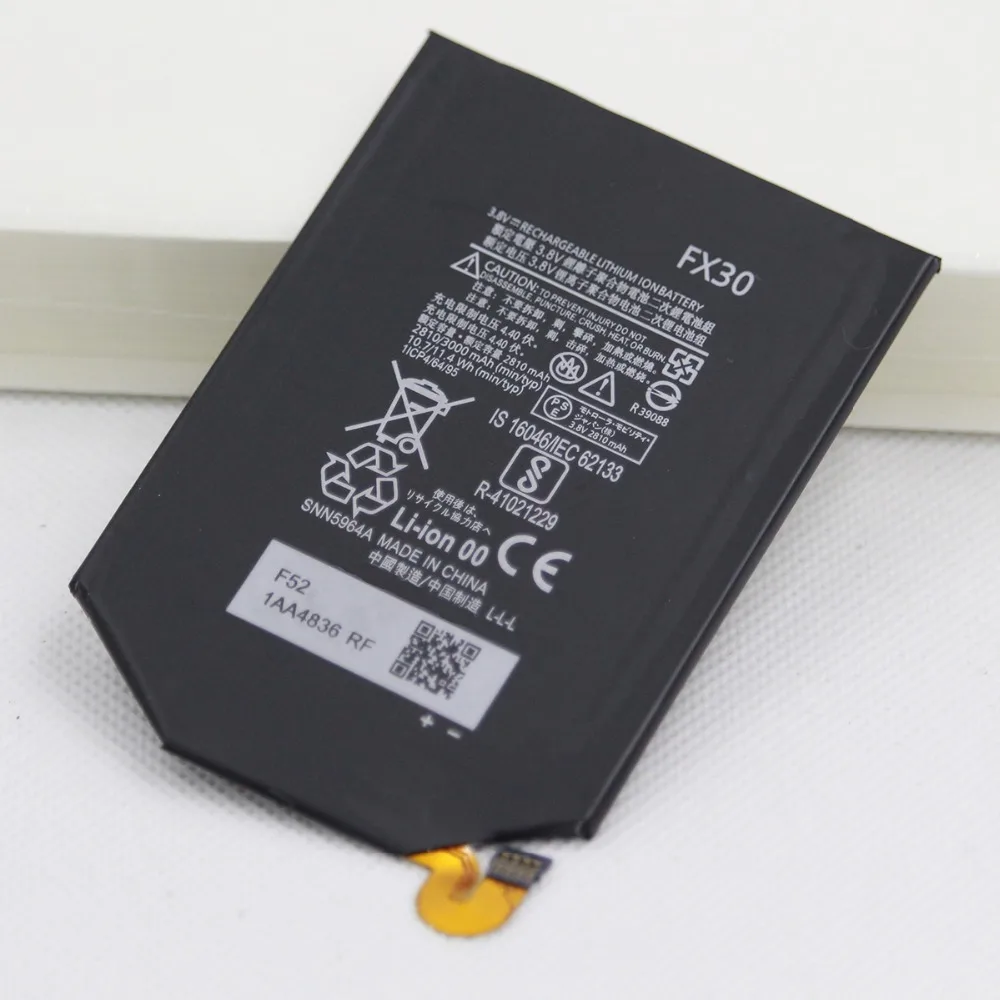 

2pcs FX30 Phone Battery For Motorola Moto X Pure Edition X Style Pure X Style X+2 XT1570 XT1572 XT1575 3000mah Internal Battery