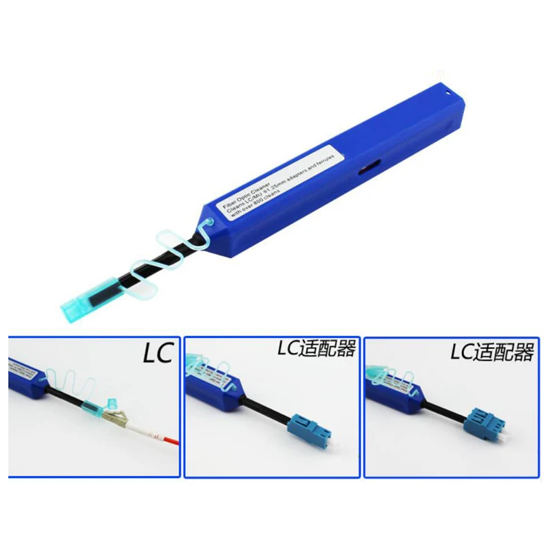 One Click Fiber Optic Cleaning Pen Optical Cleaner LC/MU1.25mm Connector Clea JX 