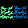 8pcs Horses Glow in the Dark Wall Sticker Cartoon Animal Luminous Sticker Kids Room Decoration Stickers Home Decor Phone Decals ► Photo 1/3