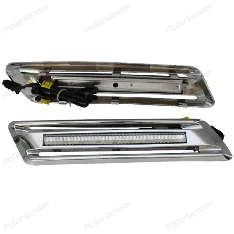 

2 pcs/lot DRL LED Front Bumper Fog Lamp for T/oyota Highlander 2012-2015 Daytime Running Lights