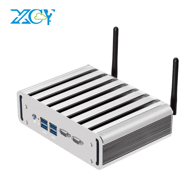 

XCY Core i3-4010U i5-4200U i7-4500U Mini PC Windows 10 HTPC TV BOX 4*USB3.0 2*LAN 2*COM 300M WIFI