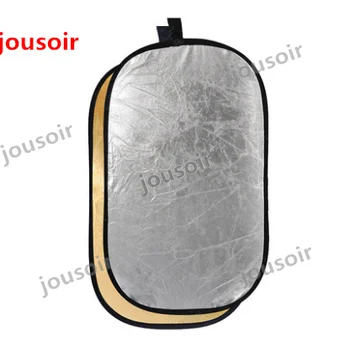 

2in1 100x150cm Portable Oval Multi-Disc Reflector,Collapsible Photography Studio Photo Camera Lighting Diffuser/Reflector CD50