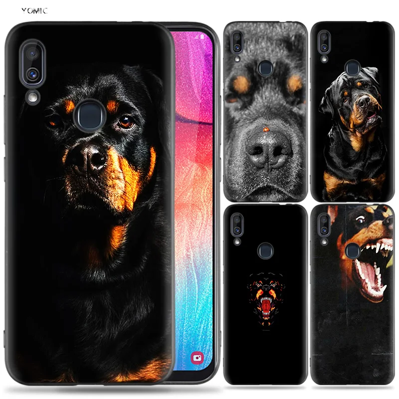 

Silicone Case for Samsung Galaxy A30 A50 A10 A20 A70 A40 M10 M20 M30 A6 A8 J4 J6 J8 Plus A7 A9 2018 Rottweiler Dog