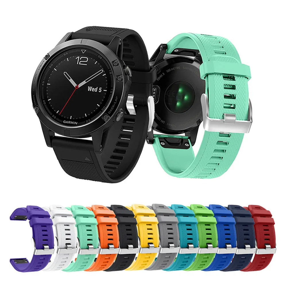 

Watchband Strap For Garmin Fenix 5/5 Plus 22MM Quick Release EasyFit Colourful Replacement Wrist For Garmin Forerunner 935 Strap