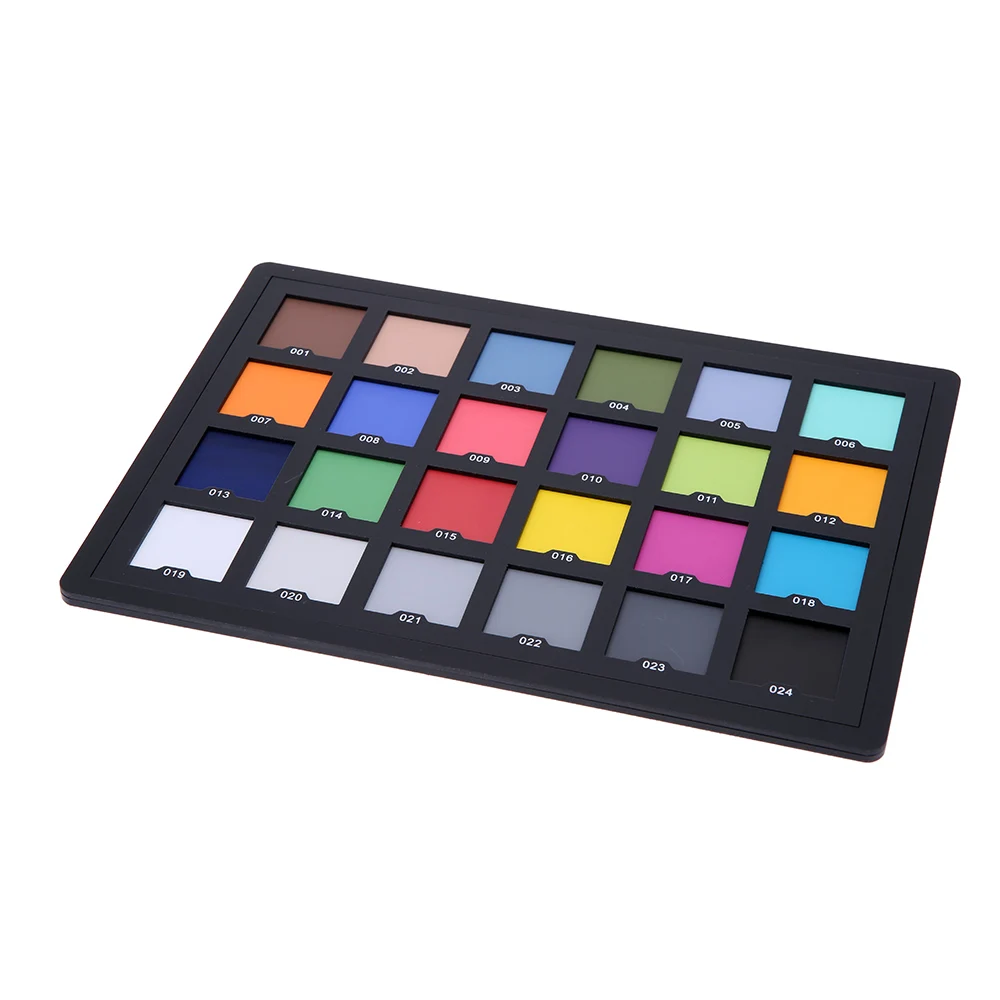Andoer профессиональный тест на 24 цветовых карты для улучшенной цифровой коррекции цвета для балансировки цвета в программное обеспечение для монтажа фотографий