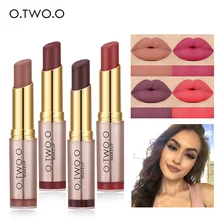 O.TWO.O Brand Makeup Soft Matte Lipstick Sexy Red Nude Color Best Wholesale Make up Lipstick Long Lasting Lips Cosmetics Batom