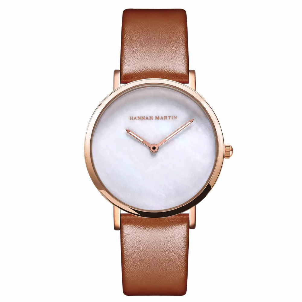 

Seashell Surface Simple Strap Watch Ladies Quartz Watch 2018 New Moment Sport Wrist Watch Top Brand Luxury 56 Z