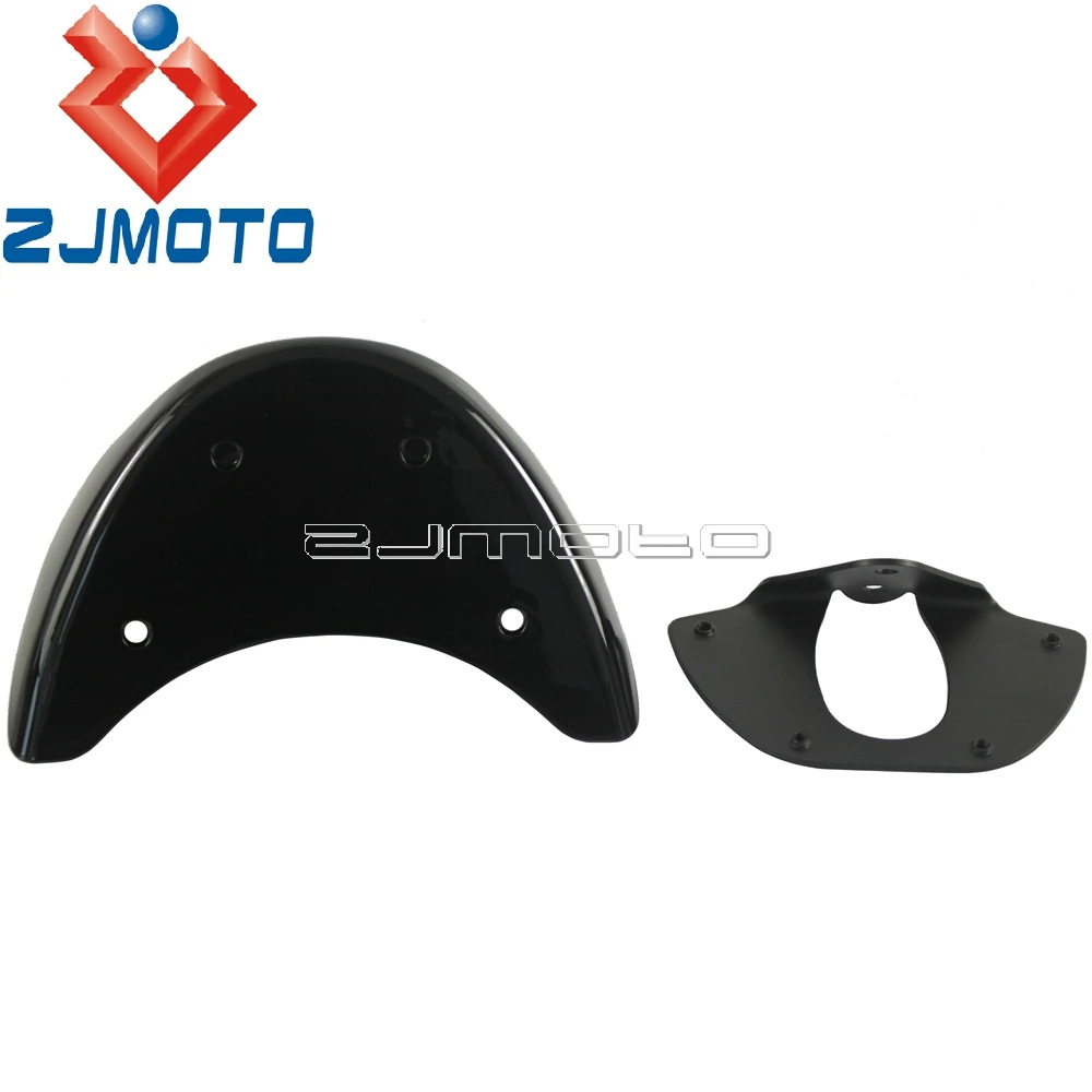 Передний спойлер для подбородка Harley Dyna 2006 2017 Low Rider Street Bob Fat FXD обтекатель