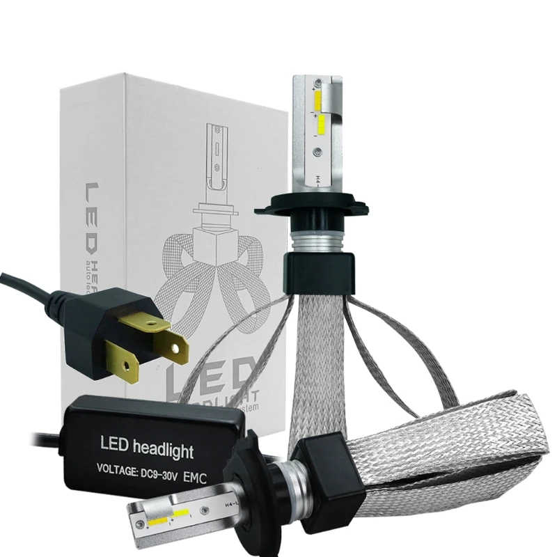 

H4 9003 120W 20000LM LED Three-color Headlight Kit Beam Bulbs Drop Shipping Support