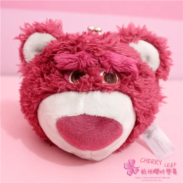 IVYYE Lotso Huggin Bear аниме плюшевый Кошелек для монет Мультяшные мягкие кошельки для мелочи кошелек для денег карты сумки для ключей подарки для детей