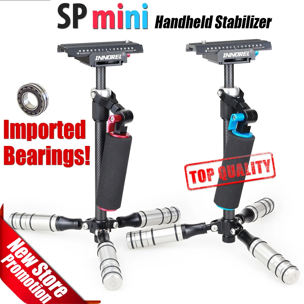 SP mini Handheld Stabilizer Carbon Fiber steadicam for DSLR Video Camera Light Steady cam for GoPro Better than S60T S60