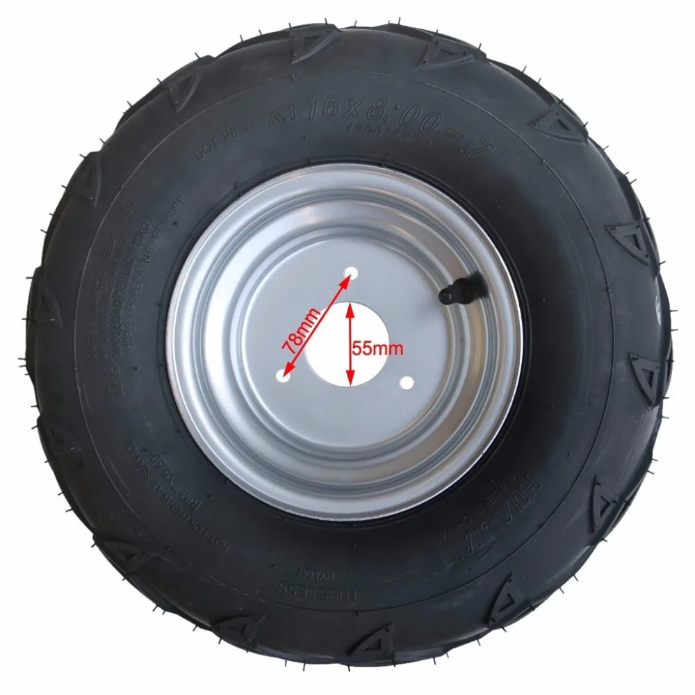 MYMOTOR 2 шт ATV шины 16X8 7 бескамерные Go Kart UTV квадроцикл|bike bike|bike tubeless tyrebike tire |