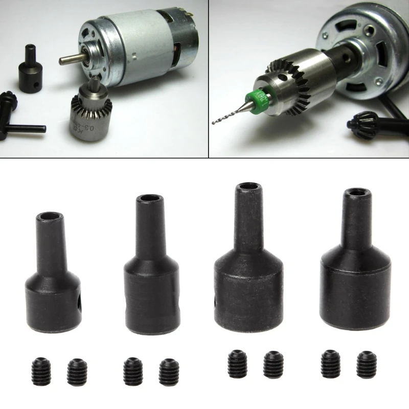 

JT0 Drill Clamp Chuck Coupler Connector Sleeve Connecting Rods 4-8mm Motor Shaft