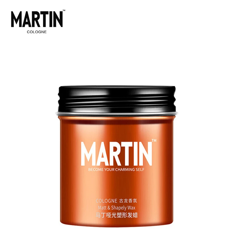 

Martin Professional Hair Wax Pomade Long-lasting Fluffy Hair Pomade Wax Mud Men Cream Salon Styling Gel Tool