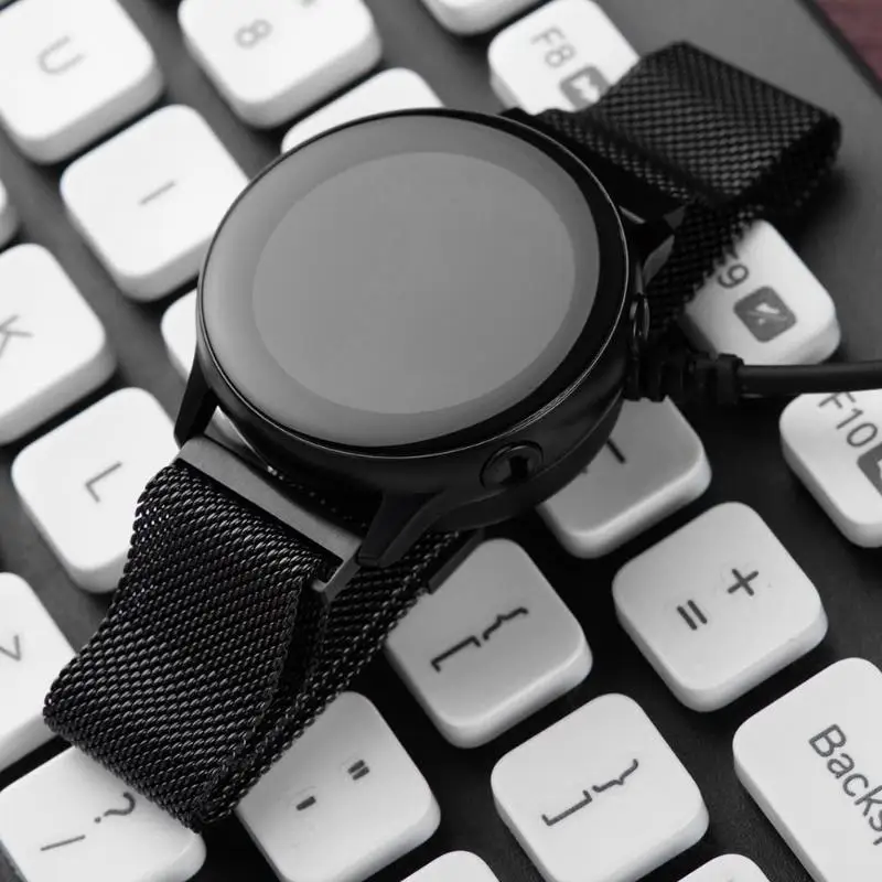 1 м беспроводной USB напульсники Зарядное устройство Док-станция для samsung Galaxy Watch активный смарт-Браслет зарядный кабель зарядная базовая станция