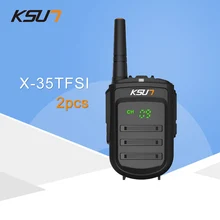 2 шт. KSUN X-35TFSI рация 8 Вт ручной Pofung UHF 8 Вт 400-470 МГц 128CH двухстороннее портативное CB радио