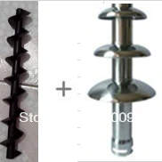 

3 tiers chocolate fountain stainless steel tower and screw / accessory