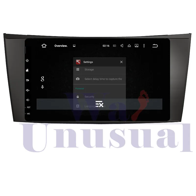 double din For Benz E-W211 2008