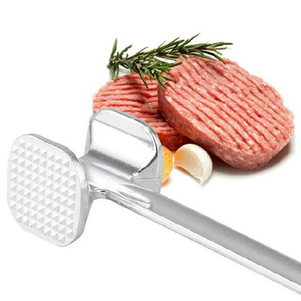 

19.5cm Two Sides Aluminum Meat Hammer Mallet Beef Chicken Steak Beefs Porks Meat hammer kitchen accessories for kitchen#20