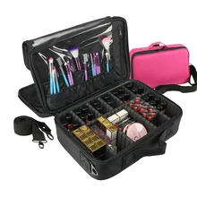 Cosmetic Bag Travel Makeup Organizer Cosmetics Pouch Bags Make Up Bags Maleta De Maquiagem Profissional Toiletry Bag Cosmetic Bag Travel Makeup Organizer Cosmetics Pouch Bags Make Up Bags Maleta De Maquiagem Profissional Toiletry Bag
