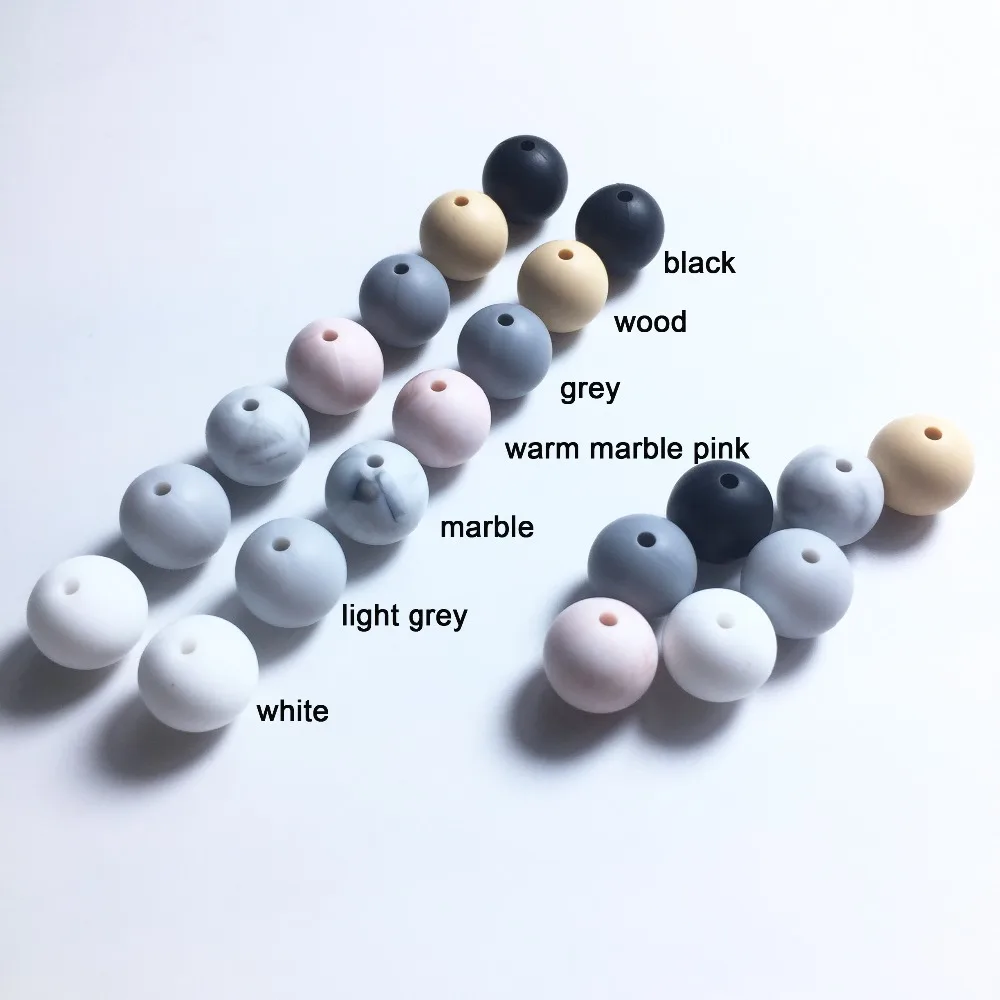 

Candy Beads Silicone Round beads 10mm/12mm/15MM Round Silicone Beads 100pcs/lot baby colors for children BPA free Beads