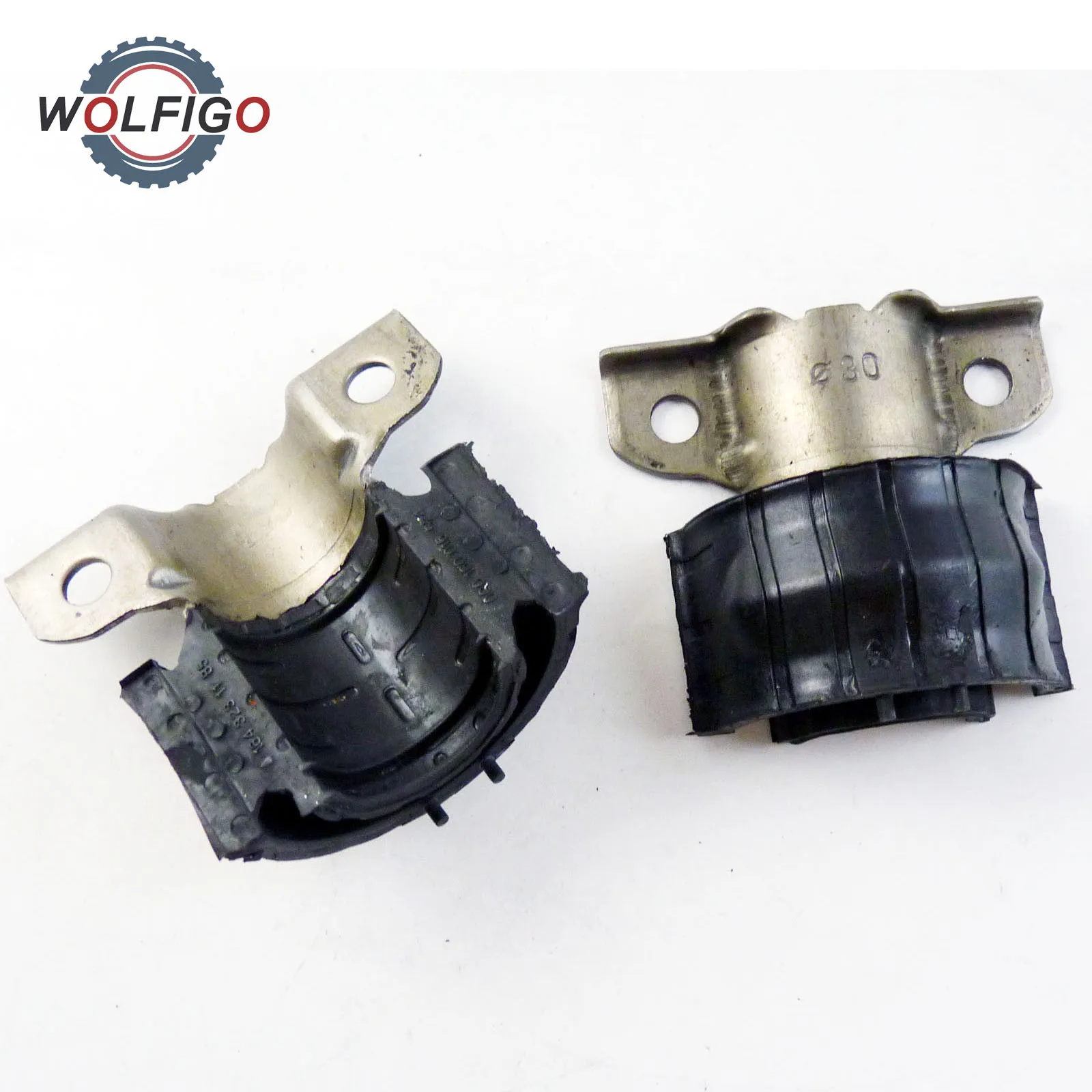 

WOLFIGO Set of 2pcs Front Sway Bar Bushing Bracket for Mercedes-Benz W164 ML63 ML320 ML350 ML450 ML500 GL550 GL320 1643231185