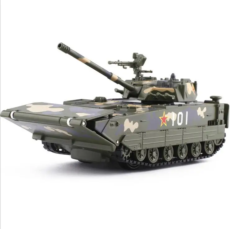 1:32 alloy pull back tank model, high simulation military tank toys ...
