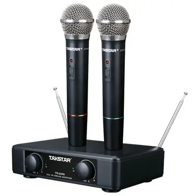 Недорогой высококачественный беспроводной микрофон Takstar TS 2200 VHF концертный для
