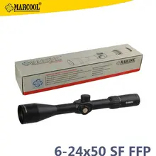 Marcool Brand EVV 6-24×50 Guns And Weapons Army Tactical First Focal Plane Hunting Rifle Telescope With Rangefinder Reticle