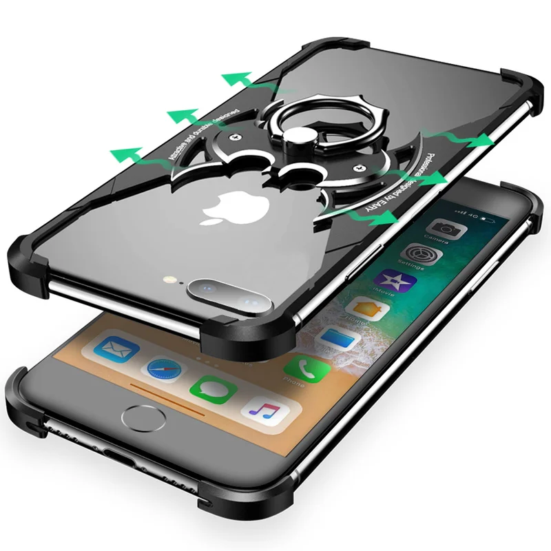Чехол OATSBASF для iPhone 7 8 с рисунком летучей мыши бампер подушка безопасности