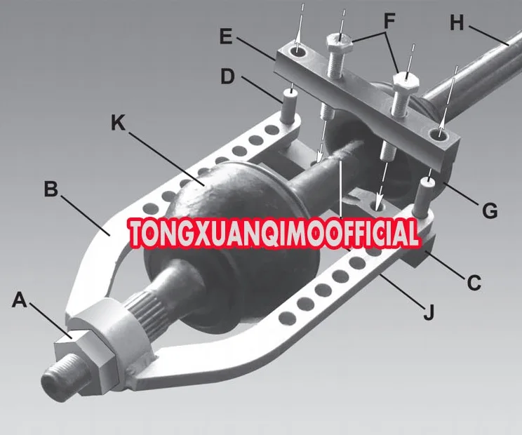 CV Joint disassemble 9 hole La Cage Cage removal tool split axle car aftermarket tools-351-66-66-66
