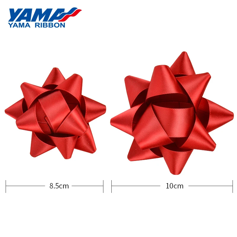 

YAMA Star Flower Ribbon 19mm 3/4" inch 20PCS/bag Diameter 8.5cm for Diy Wedding Decoration Ribbons Gifts Crafts