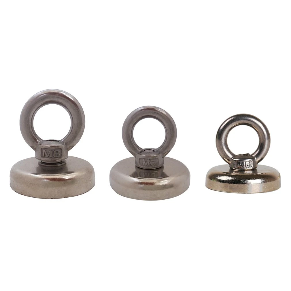 

1pcs Super Strong Steel Magnet Recovery Magnet Hook Professional Pulling Mounting Magnet For Sea Fishing Diving Treasure Hunting