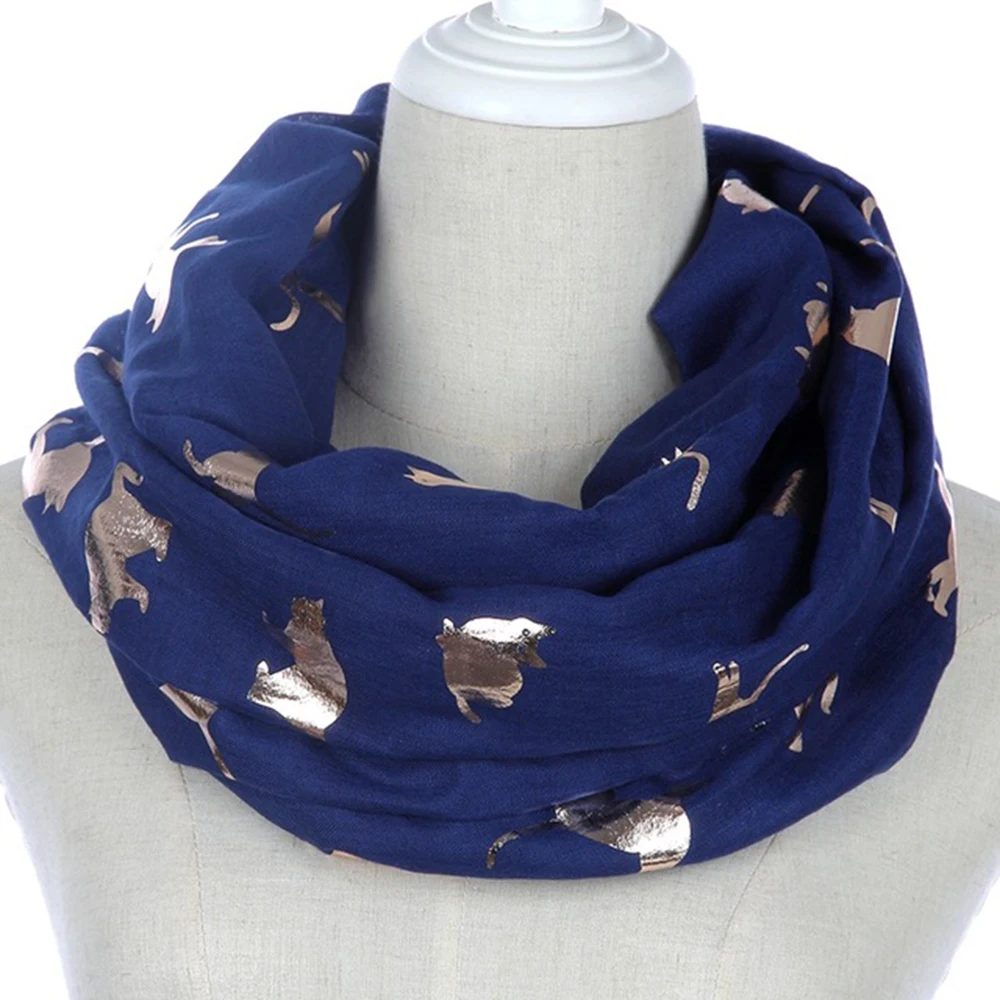 FOXMOTHER-New-Design-Fashion-Shiny-Pink-Grey-Navy-Color-Foil-Gold-Metallic-Cat-Scarf-Wrap-Shawl.jpg_640x640 (2)