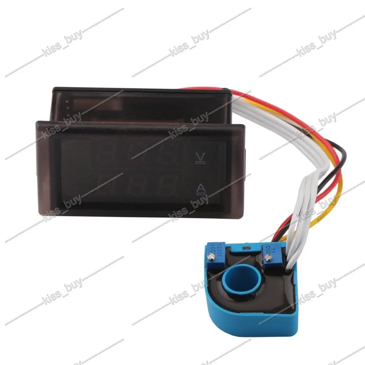 DC 0 ~ 600 V/100A вольтметр Ампер Двойной дисплей Напряжение тока 12V 24V Автомобильный