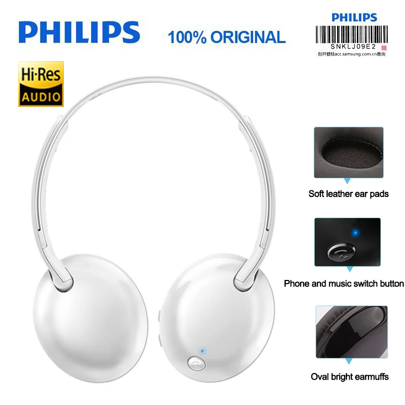 Оригинальные Беспроводные Наушники Philips SHB4405 Bluetooth 4 1 литий полимерный регулятор