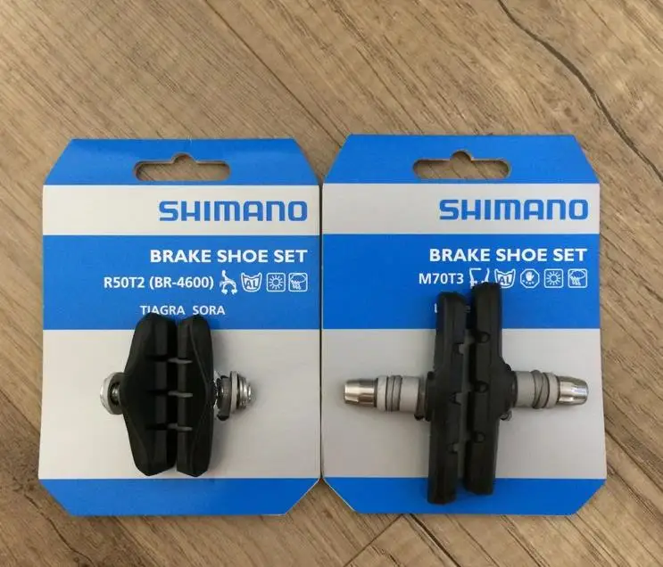 SHIMANO R50T2/BR4600 M70T3 колодки Deore/LX велосипедные тормозные для V-пары | Спорт и