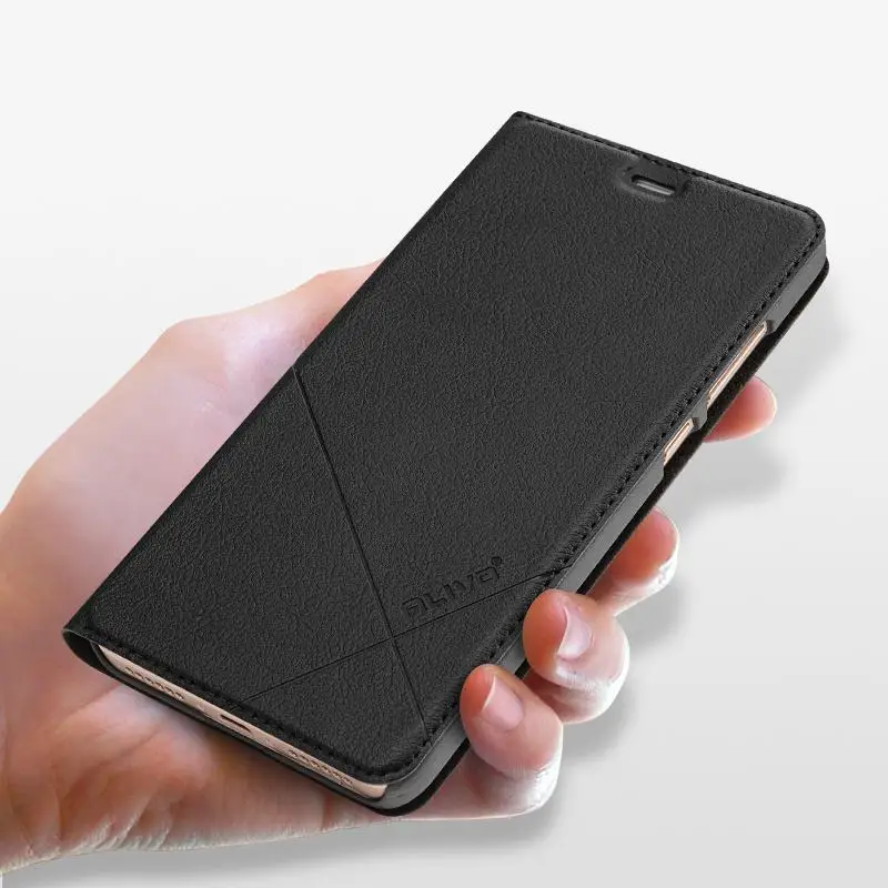 

ALIVO For Meizu M3 Note/M3s Phone Case, Luxury Fundas Leather Cover Case for meizu m3s m3 note Flip Magnetic Adsorption Case