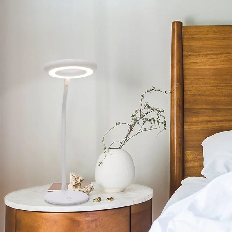 Table lamp LED Desk lights Magnifying Glass Reading lamp Touch Switch Dimmable Wireless Rechargeabl - 32904357816