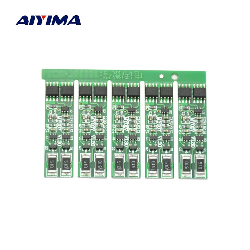 Aiyima 5 шт. 2 S литий-ионная литиевая батарея 18650 зарядное устройство Защитная плата 8A