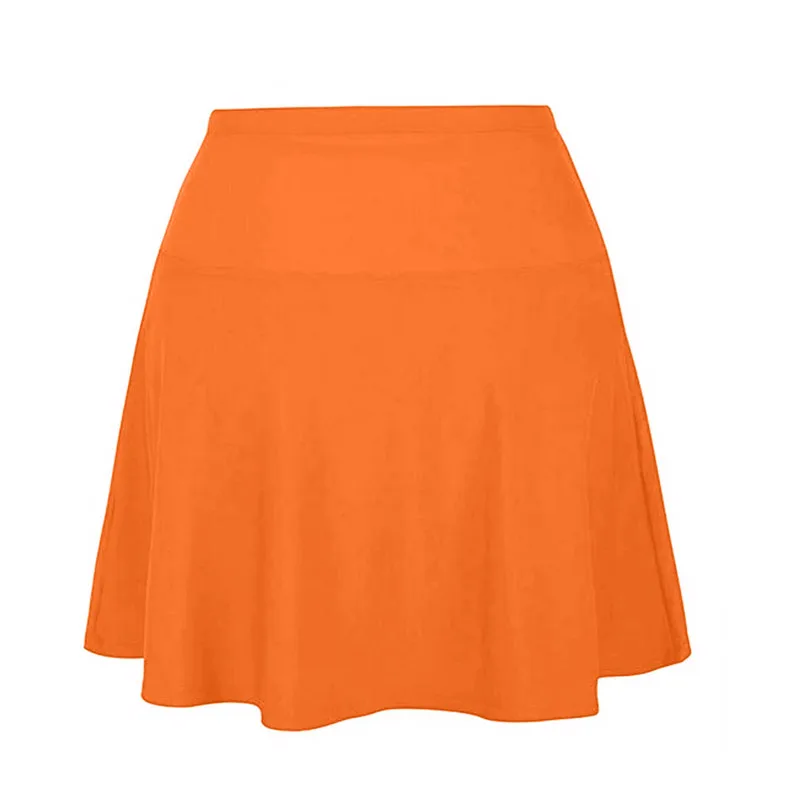 2019 New Summer Women High Waist Swim Bottom Athletic Swimpant Swimsuits Tankini Mini Skirt With Panty #E01 (21)