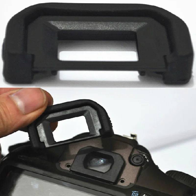 2 Pack con Alliebe mini custodia Alliebe DK-24 oculare nero mirino occhiale Cup per Nikon D3000 D5000 DSLR fotocamera