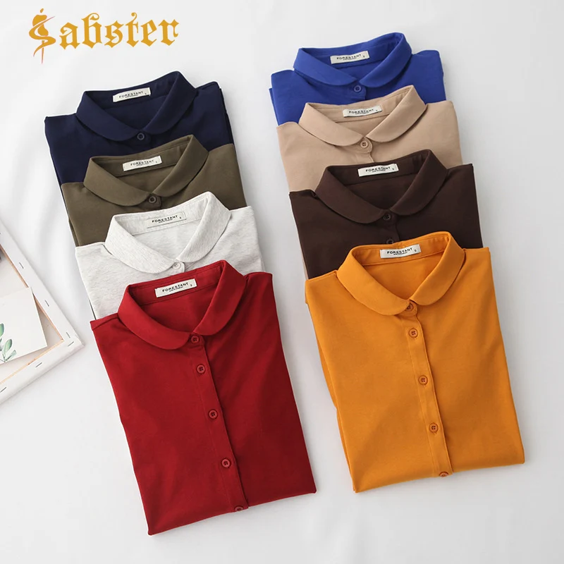 

2019 Women's Spring New Bottoming Shirt Top Knitted Stretch Cotton Long-Sleeved Shirt Skin-Friendly Shirt Women XZ046