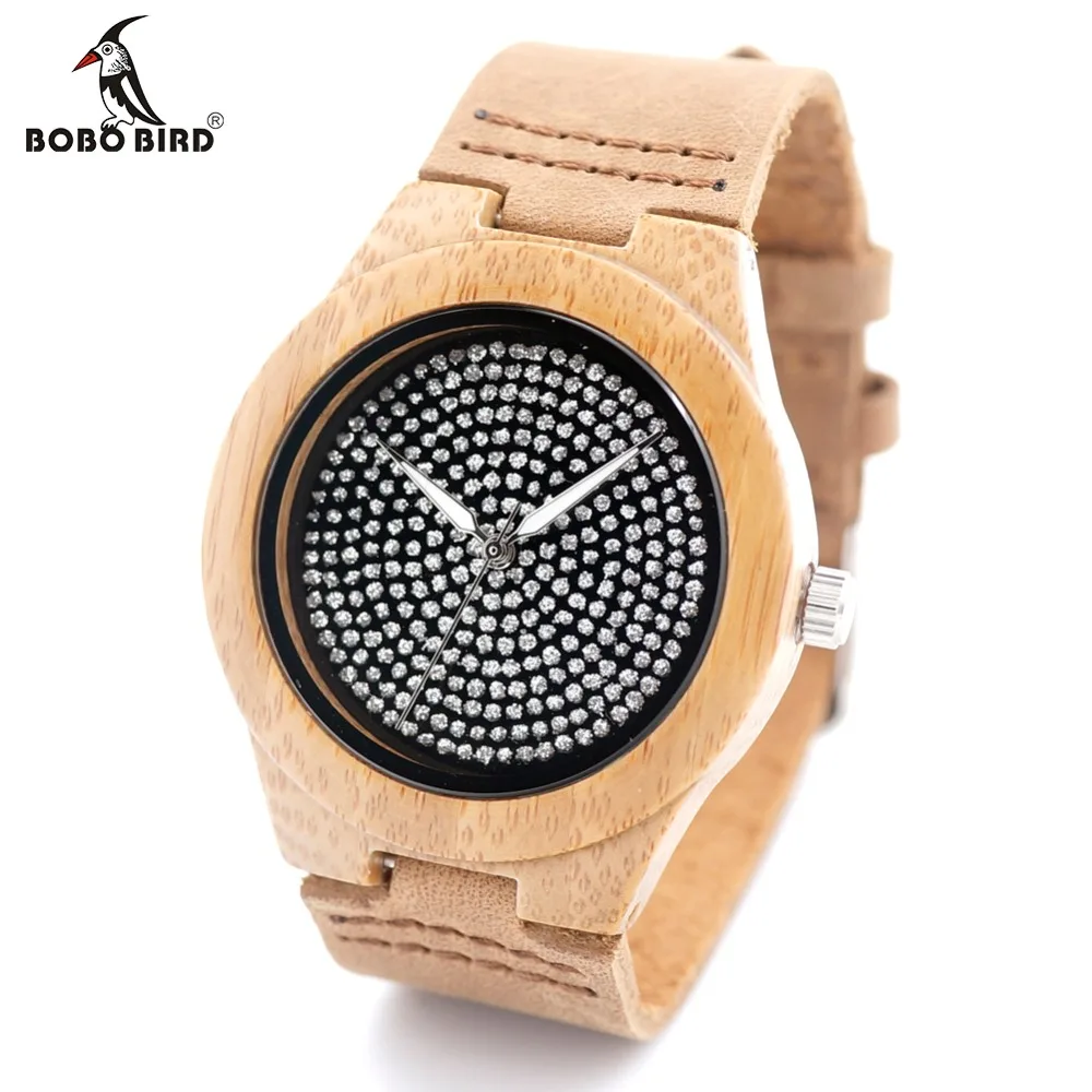 Prix pour Bobo bird a11 unisexe hommes montres top marque de luxe diamant à l'intérieur avec véritable vache bracelet en cuir quartz analogique bois montre Prix pour Bobo bird a11 unisexe hommes montres top marque de luxe diamant à l'intérieur avec véritable vache bracelet en cuir quartz analogique bois montre