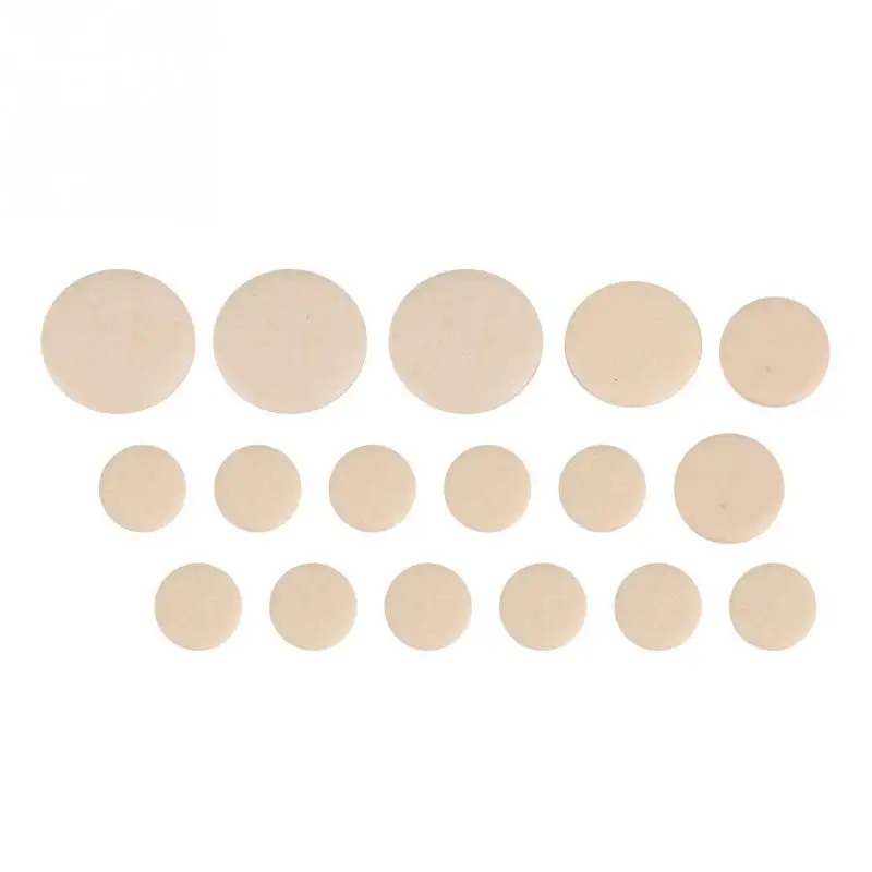 

17Pcs/lot Quality Durable Felt Clarinet Pad Set Clarinets Repair Parts Woodwind Instruments Replacement Accessories