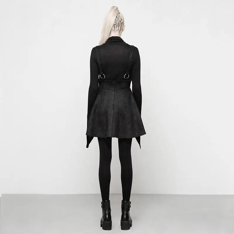 Панк рейв женские стимпанк юбка с высокой талией OYQ-016LQF