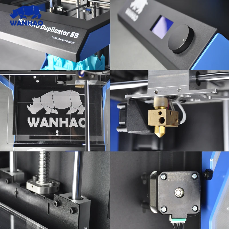 2018 китайский поставщик Wanhao D5S мини 3D цветной лазерный принтер машина комплект с PLA
