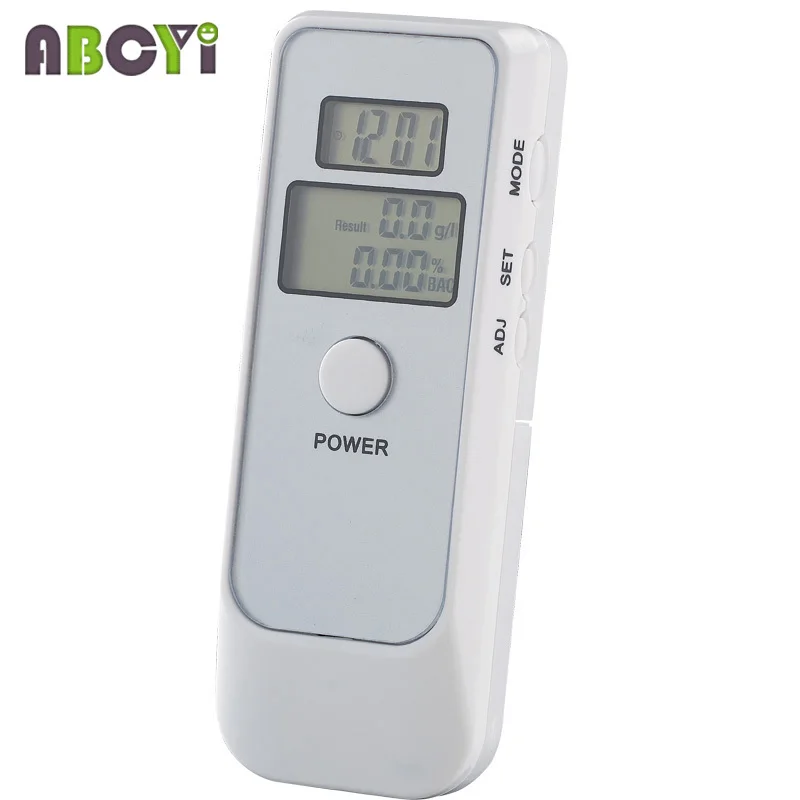 Dual LCD Display Digital Alcohol Tester Breathalyzer Alcotester with