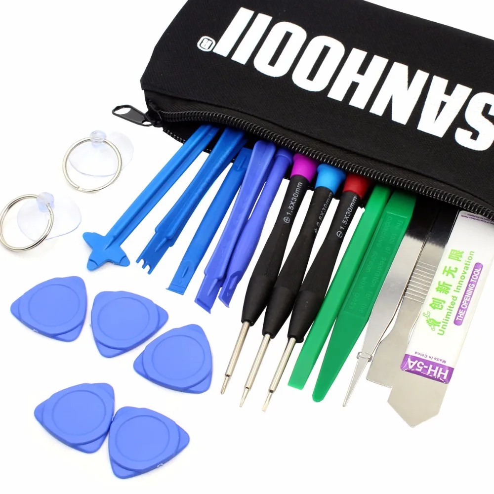 

For iPhone 4-7 SANHOOII 1set 20pcs Mobile Phone Repair Tools Kit Spudger Pry Screen Opening Screwdriver Hand Tool